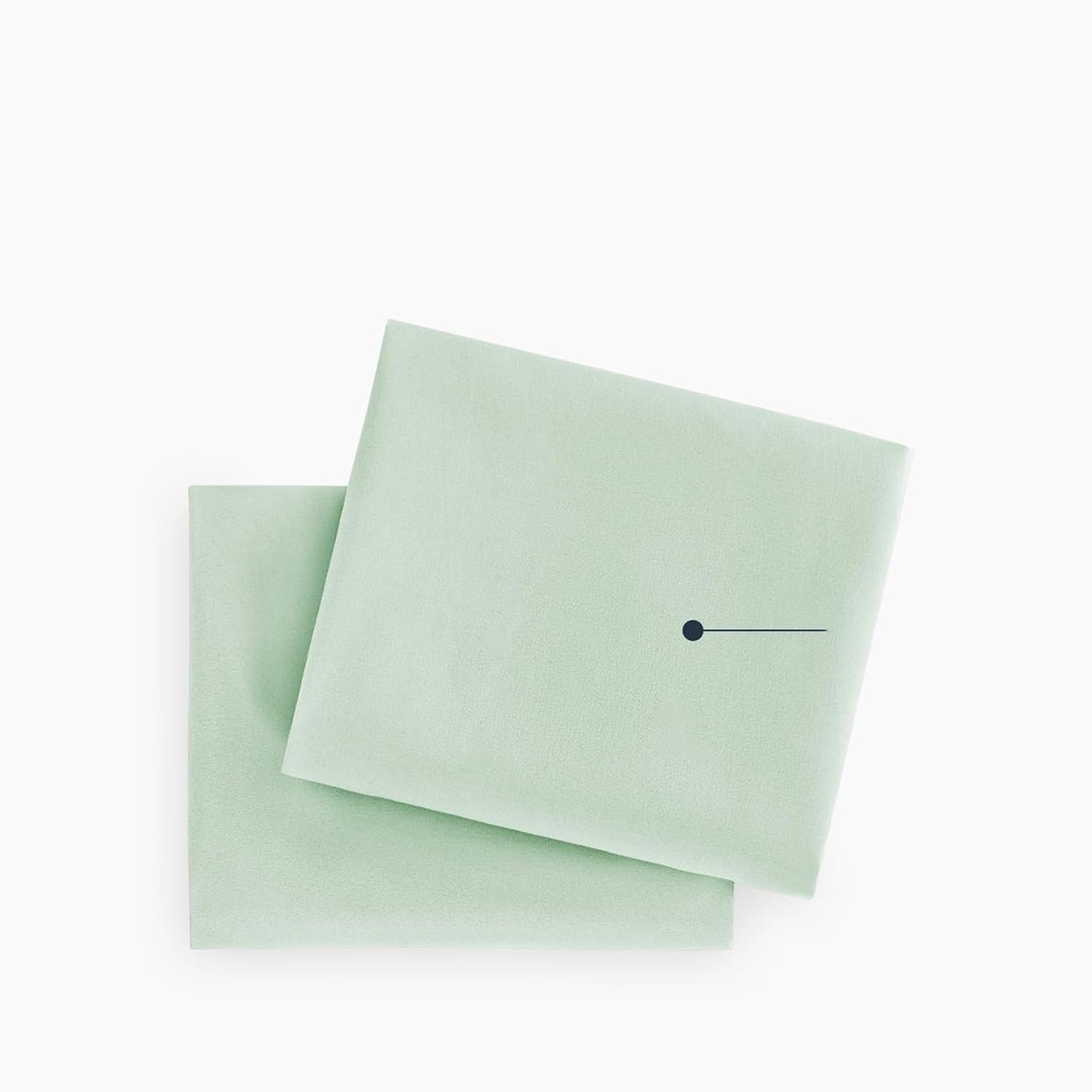 1000TC Ultra Soft Microfibre Pair of Pillowcases - Sage Green