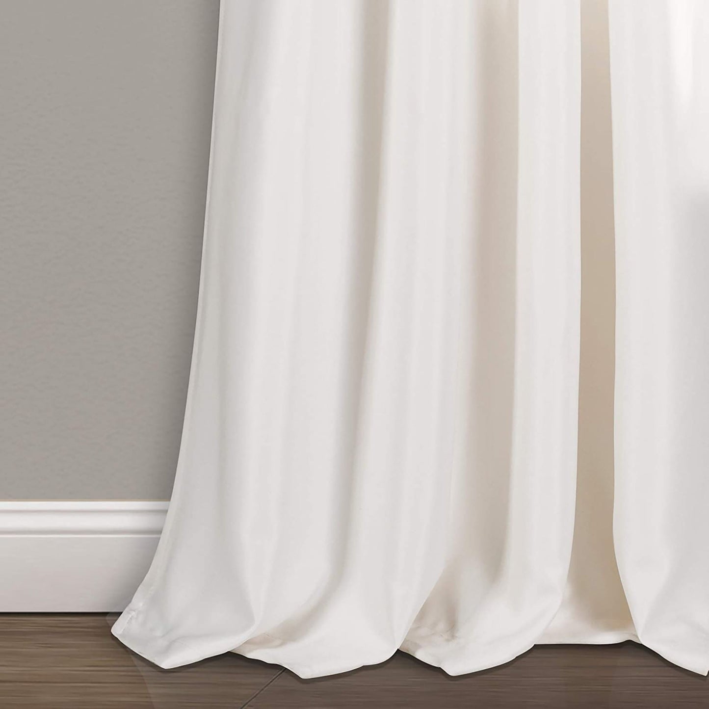 Weeping Flowers Room Darkening Window Panel Curtain Set 84X52 inch - Turquoise and Tangerine