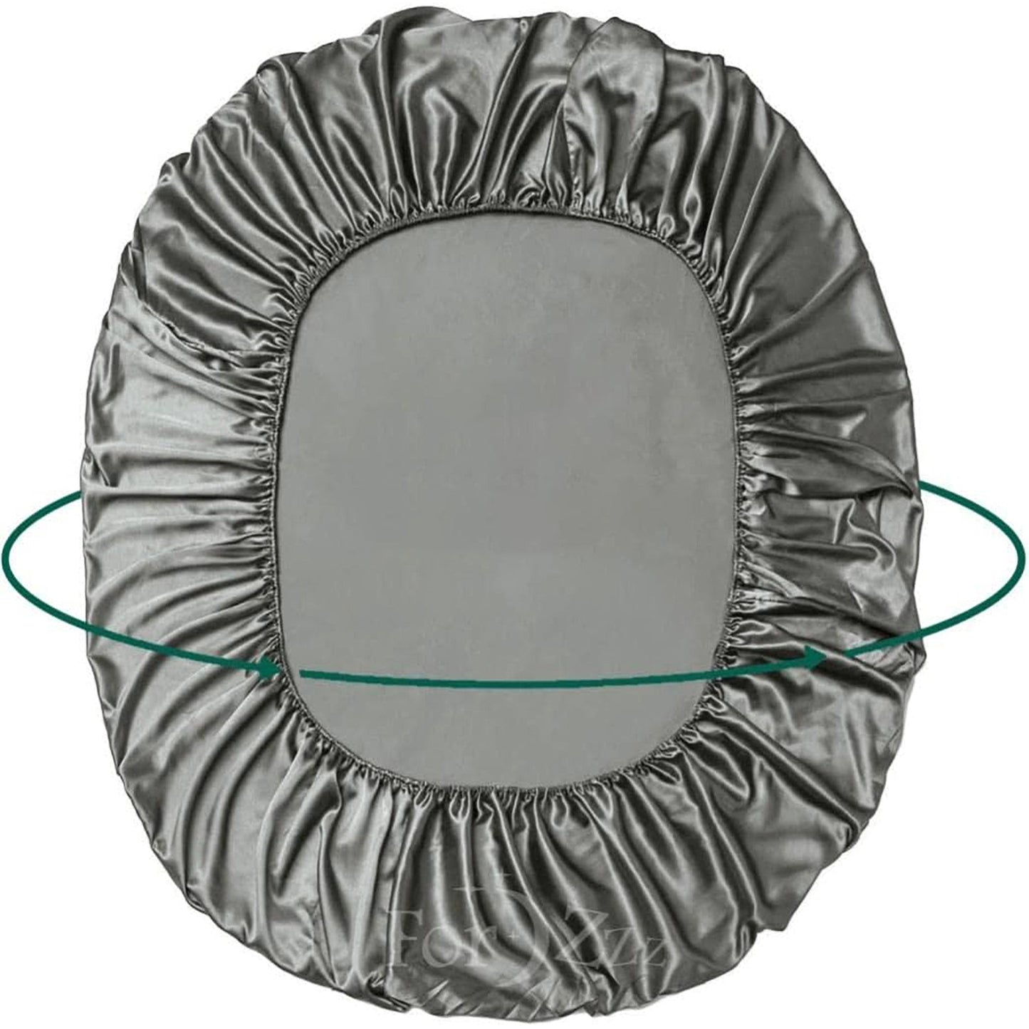 2000 TC Silk Satin Ultra Soft Deep Pocket Fitted Sheet - Ocean