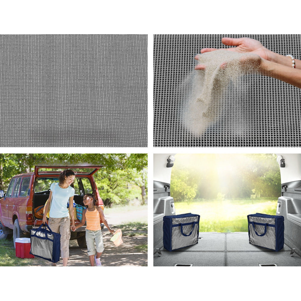 Annex Matting Floor Mats Mesh Camping Picnic Grey - 6M