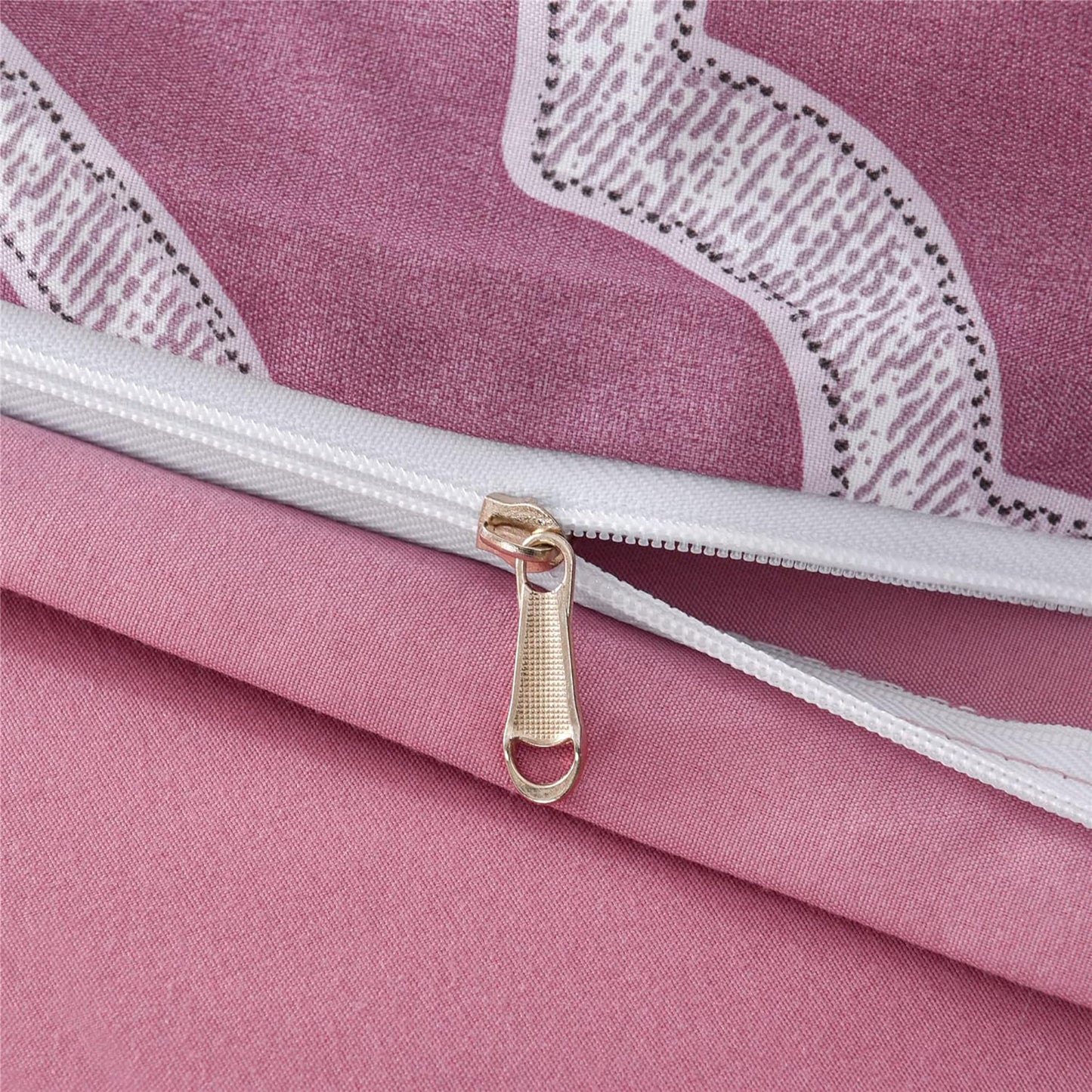 Soft Microfibre Bedding Quilt Cover Set - Pink Floral