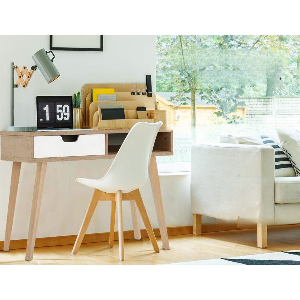 2 Drawer Wood Computer Desk