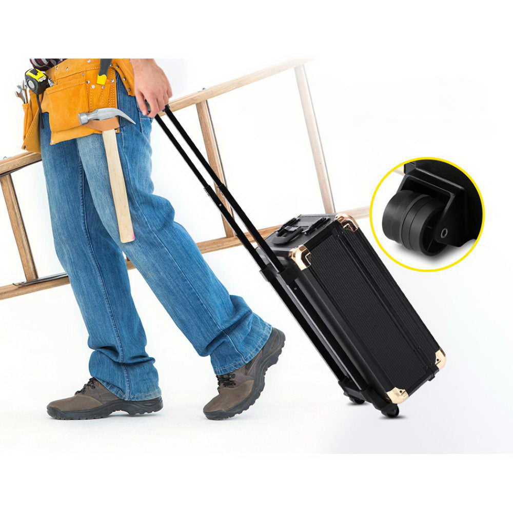 DIY Trolley Case Mechanic Box Toolbox Portable Set - 816pcs