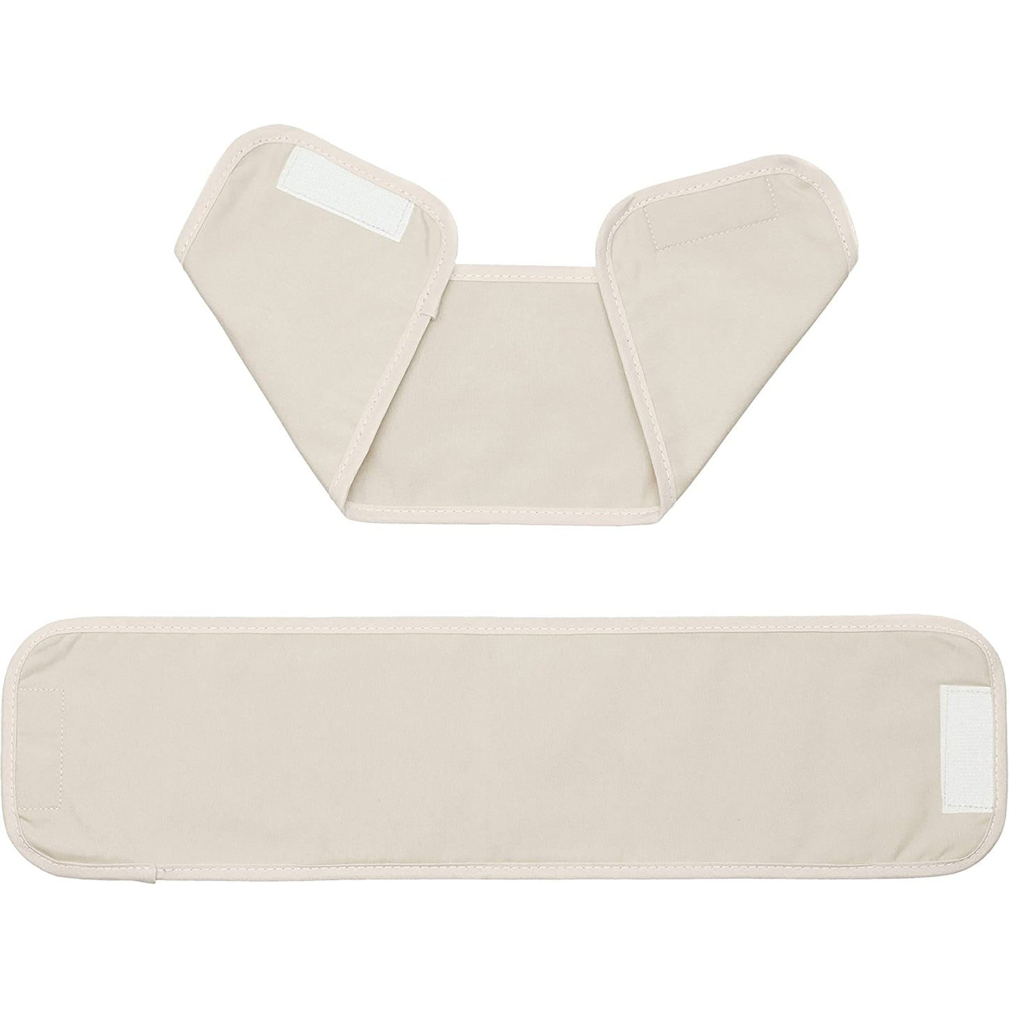 Room Darkening Blackout Window Curtains with Tie Backs Set 2 Panels - Beige