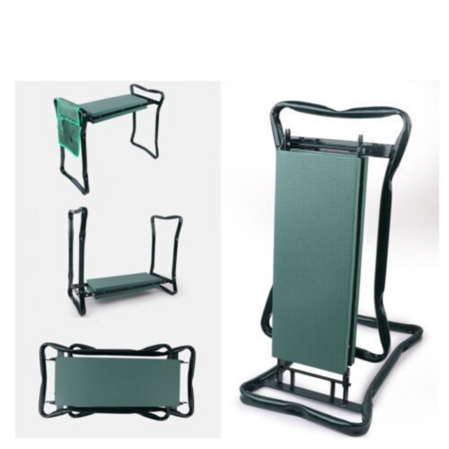 Garden Kneeler with 150kg Capacity Foldable Kneeling Pad Seat Stool