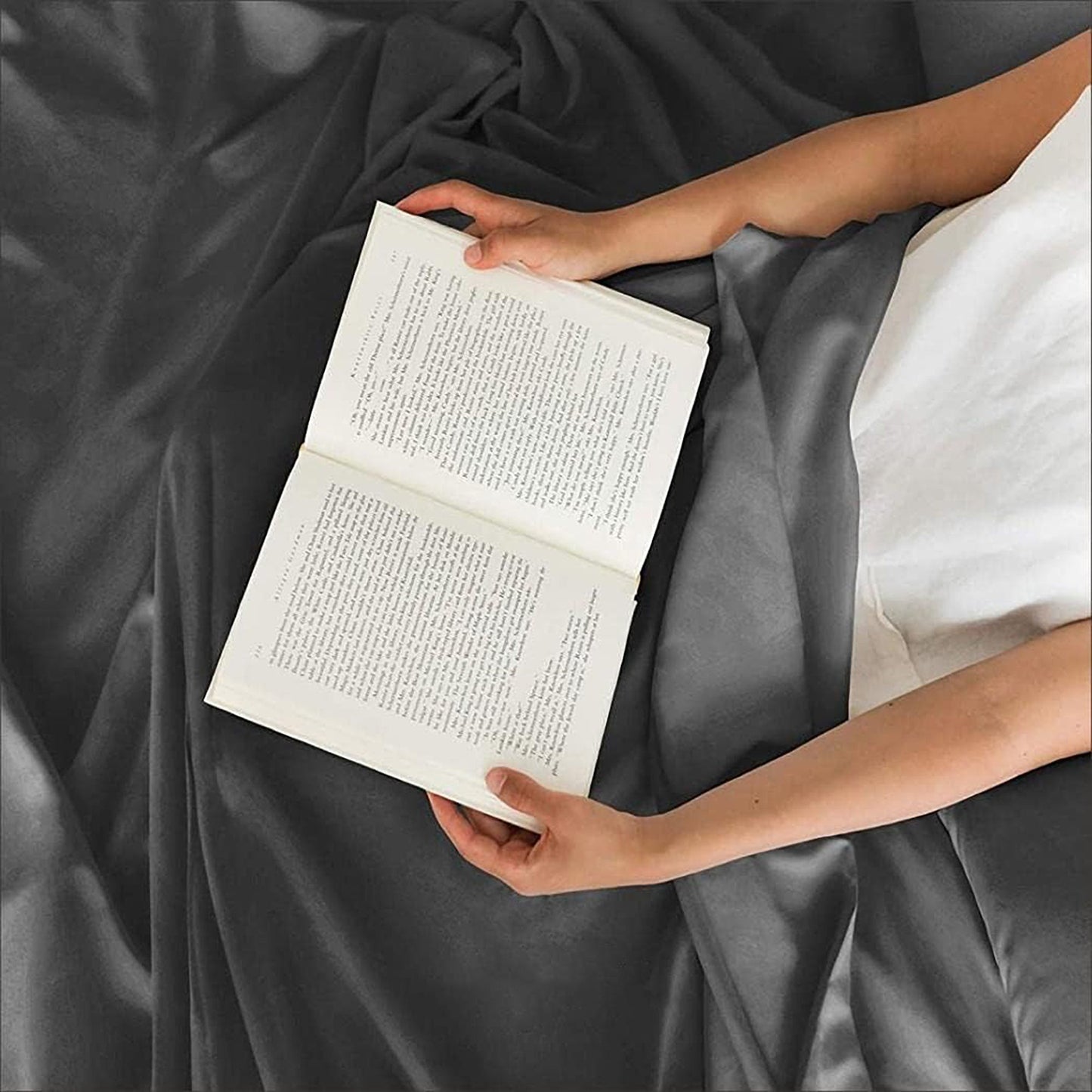 2000TC Ultra-Soft Luxury Deep Pocket Bedding Sheet Set - Grey