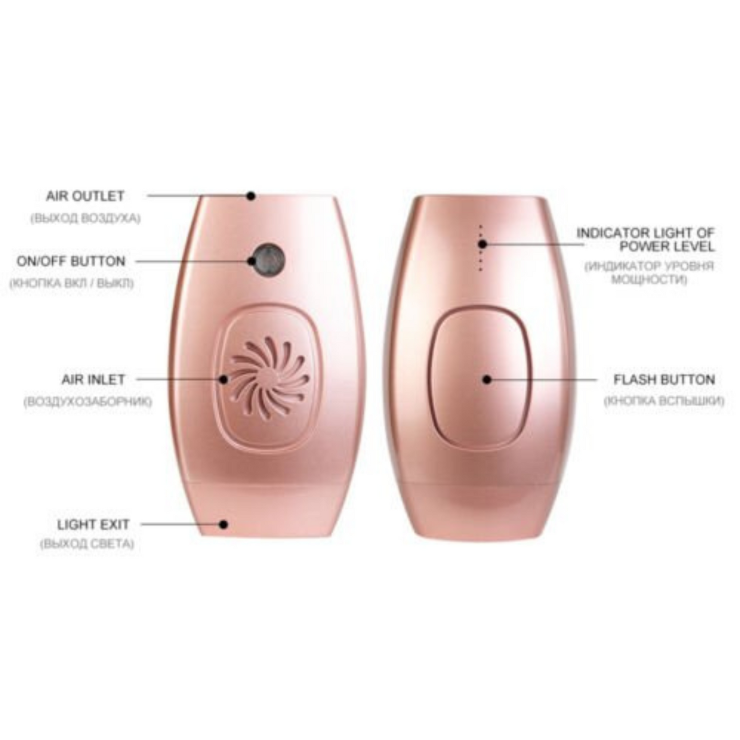 Permanent Laser Hair Removal Epilator 700000 IPL for Body and Face