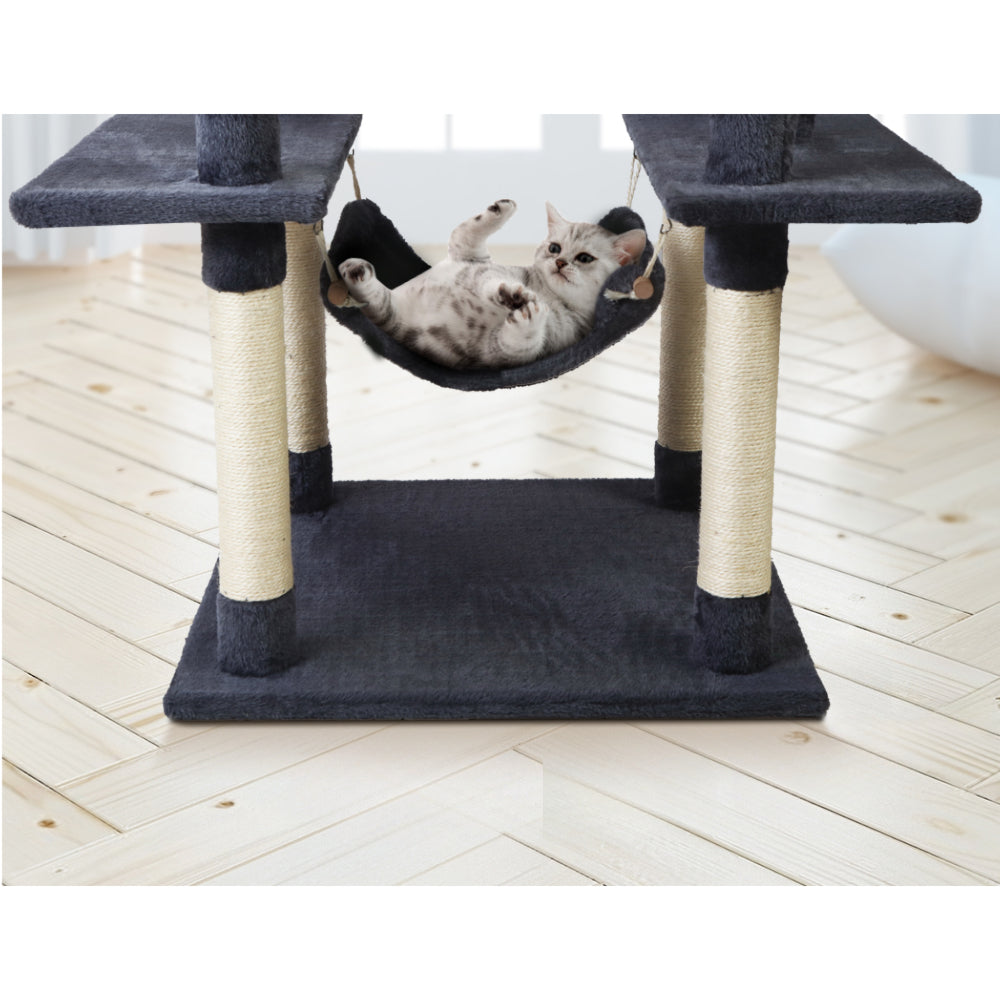 Cat Tree Scratching Post Tower House Furniture Wood - 184cm