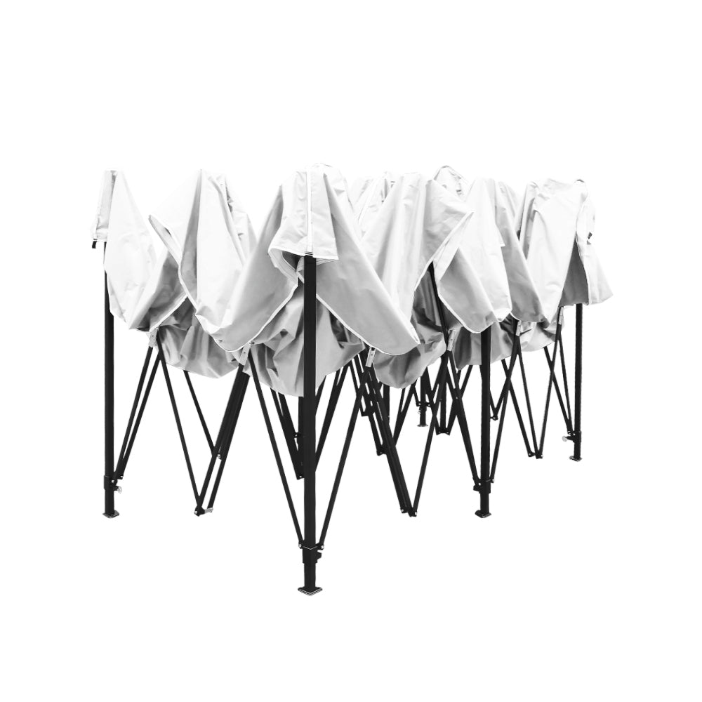 Gazebo Pop Up Marquee Outdoor Wedding Tent Kit White - 3x6m