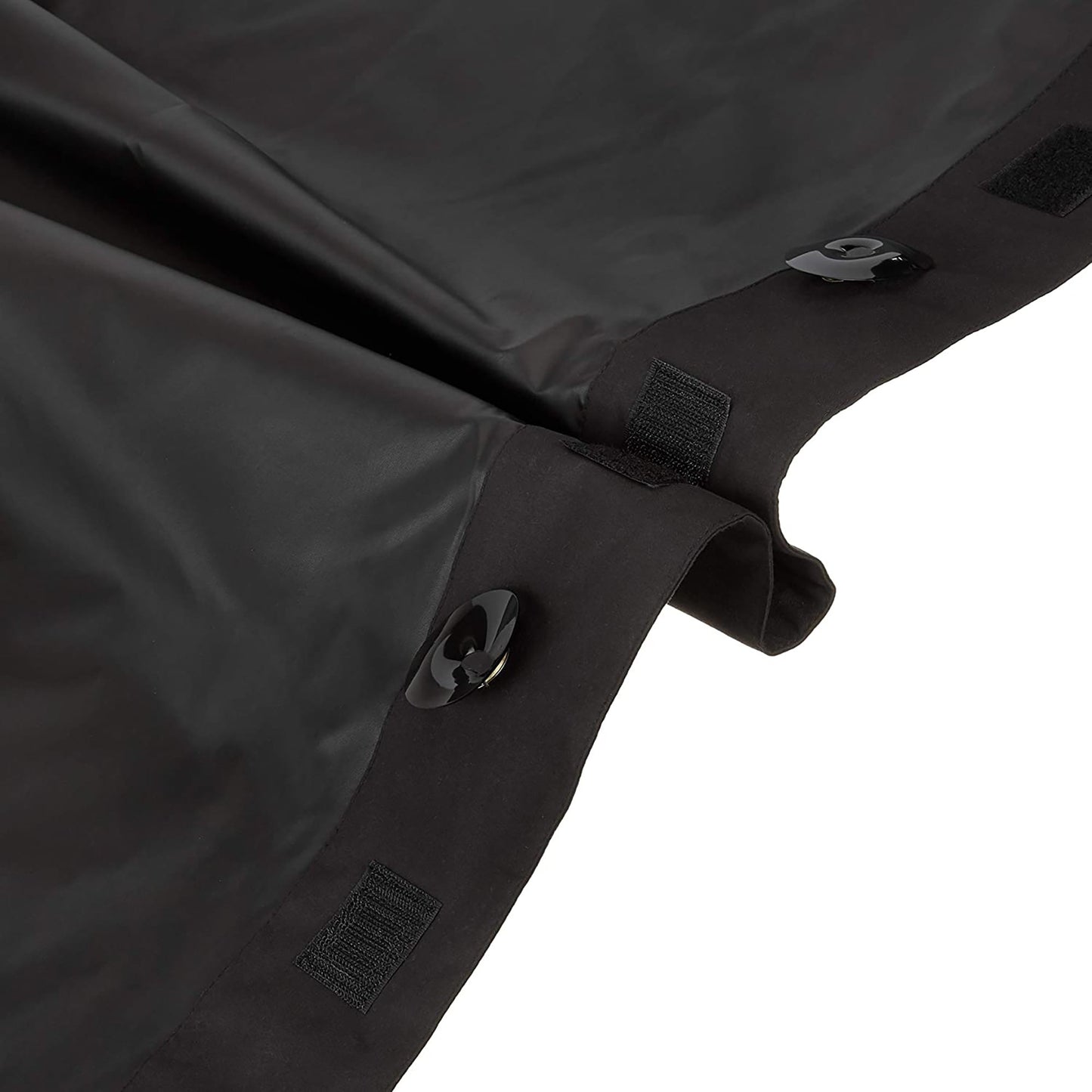 Portable Window Blackout Curtain Shade with Suction Cups 2 Pack 50x78 Inches - Black