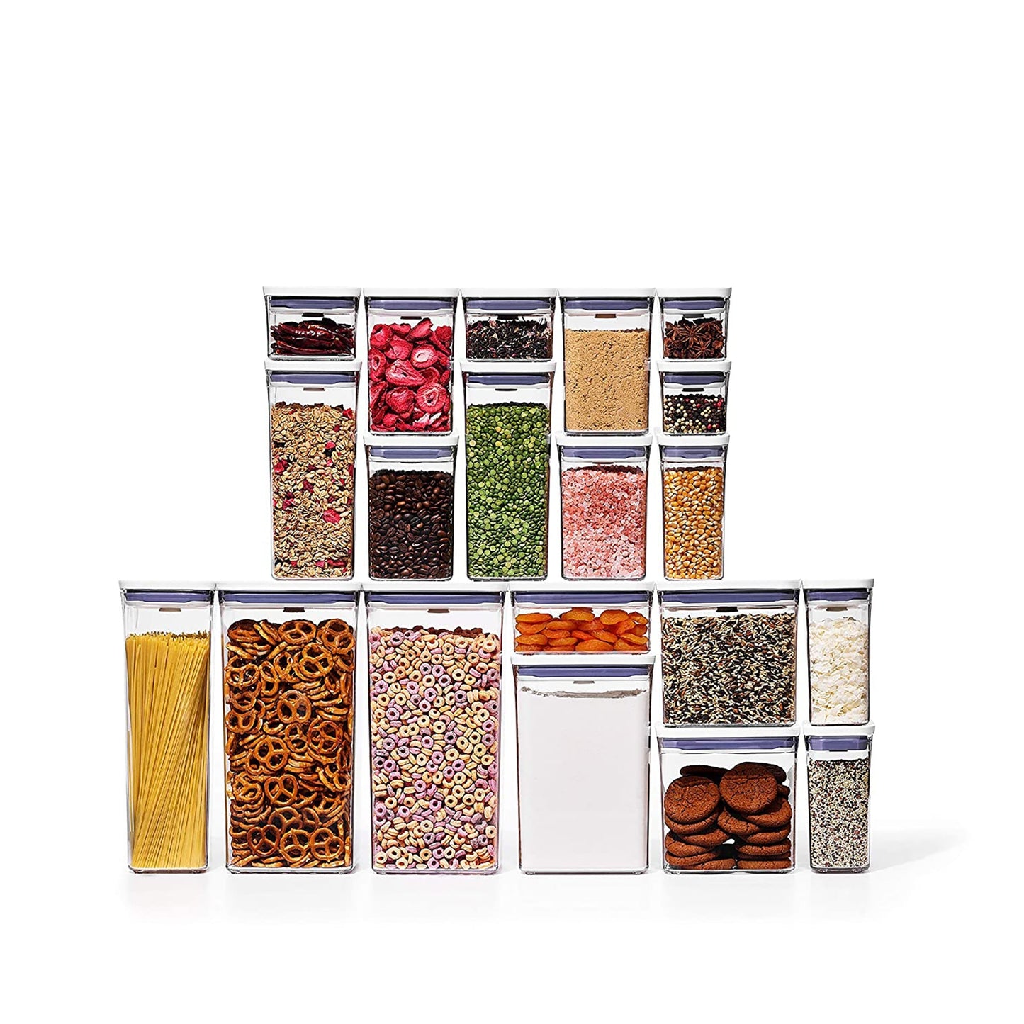 POP BPA Free Plastic Container Pantry Set - 20 Piece