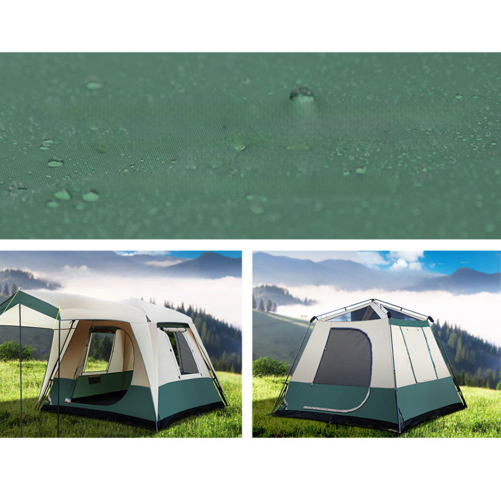 Camping Tent Pop Up Family Hiking Beach Dome - Fits 4 Person
