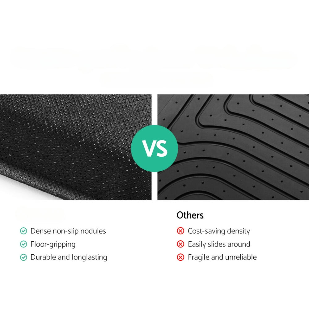 Car Floor Mats Rubber 2012 to 2021 Model - Fits Ford Ranger PX PX2 PX3