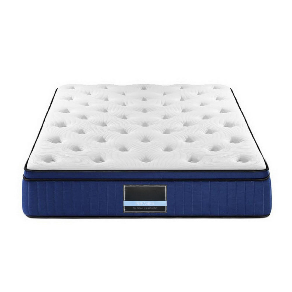 Bedding Euro Top Cool Gel Pocket Spring Mattress - 34cm Double/Queen/King
