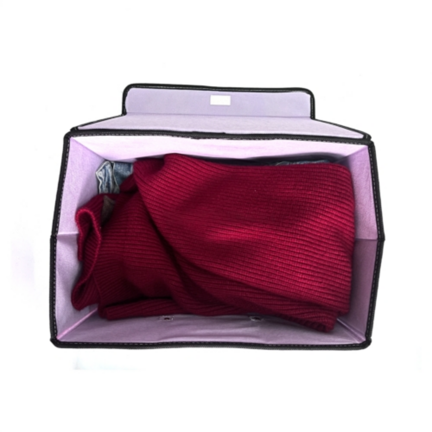 Foldable Storage Cube with Cover Fabric Toy Organizer Box