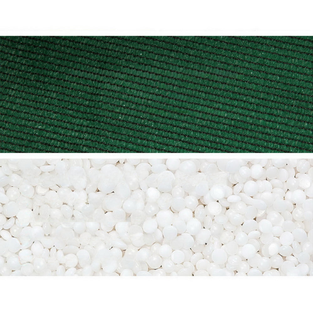 Sun Shade Cloth Sail Roll Mesh Green 195GSM - 3.66x10m