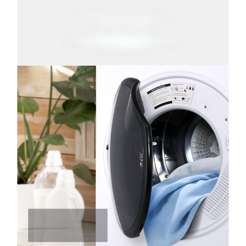 5kg Tumble Dryer Fully Auto Wall Mount Kit Clothes Machine Vented White