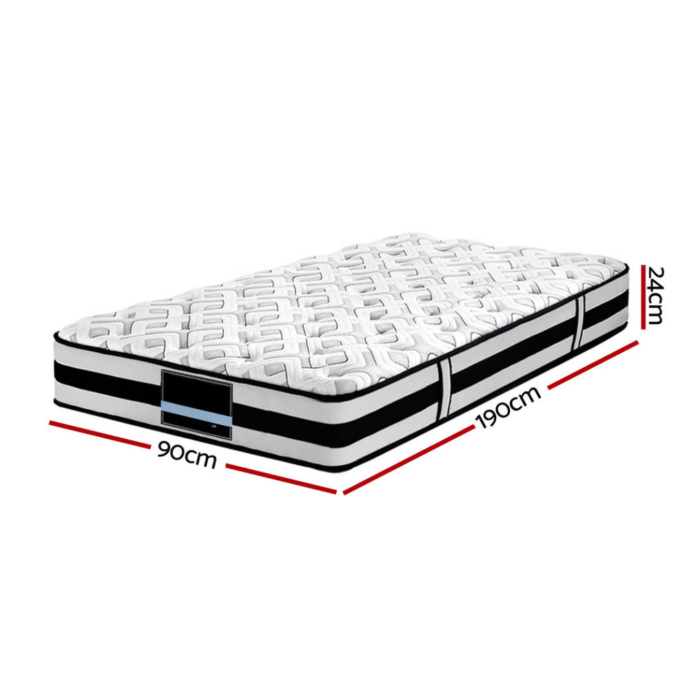 Bedding Tight Top Pocket Spring Mattress - Single/Double/Queen/King