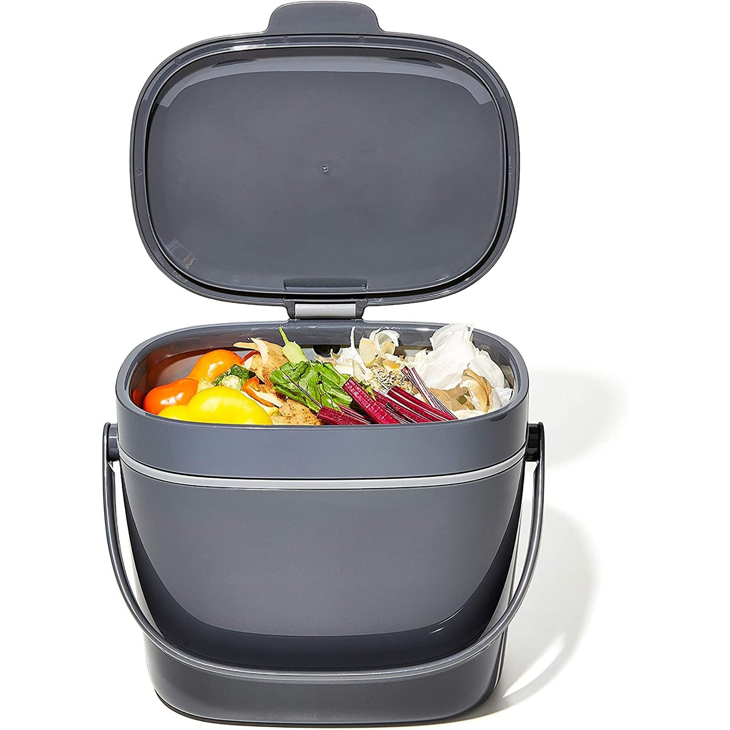 Easy Clean Compost Bin 6.62 Litre - Charcoal