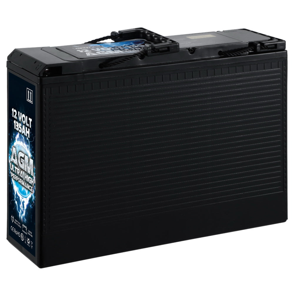 Portable Battery Sealed Marine Solar AGM 4WD 135Ah - 12V