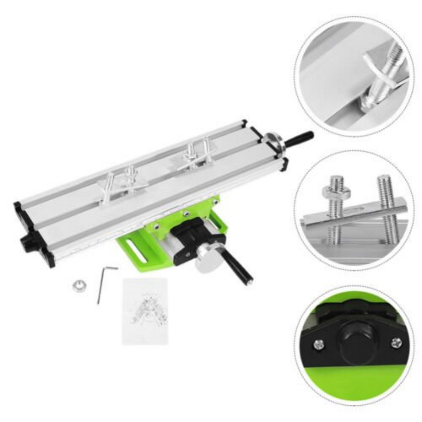 Multifunction Bench Clamp Cross Slide Drill Press Vice Woodworking Tool
