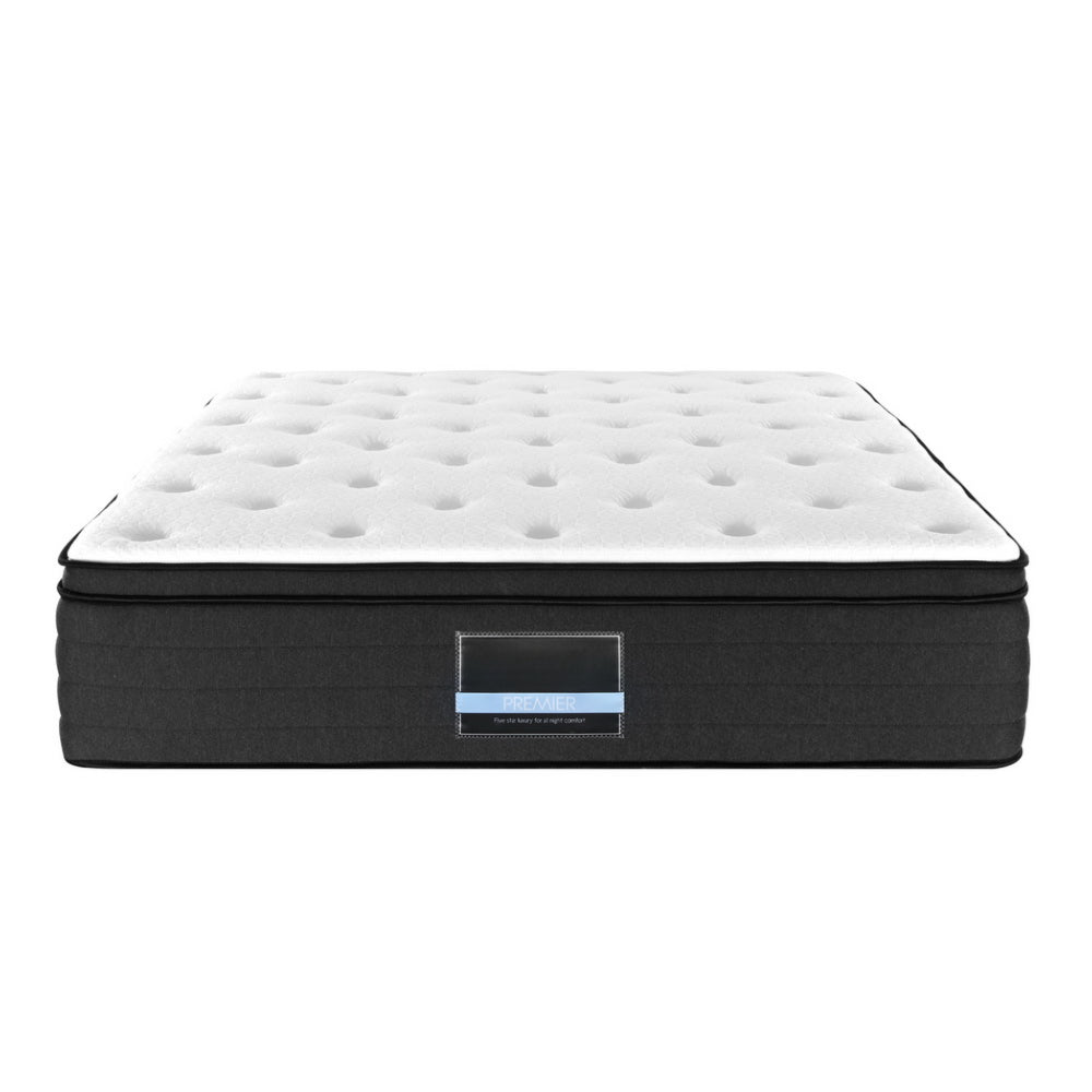 Bedding Euro Top Pocket Spring Mattress - 34cm Double/Queen/King