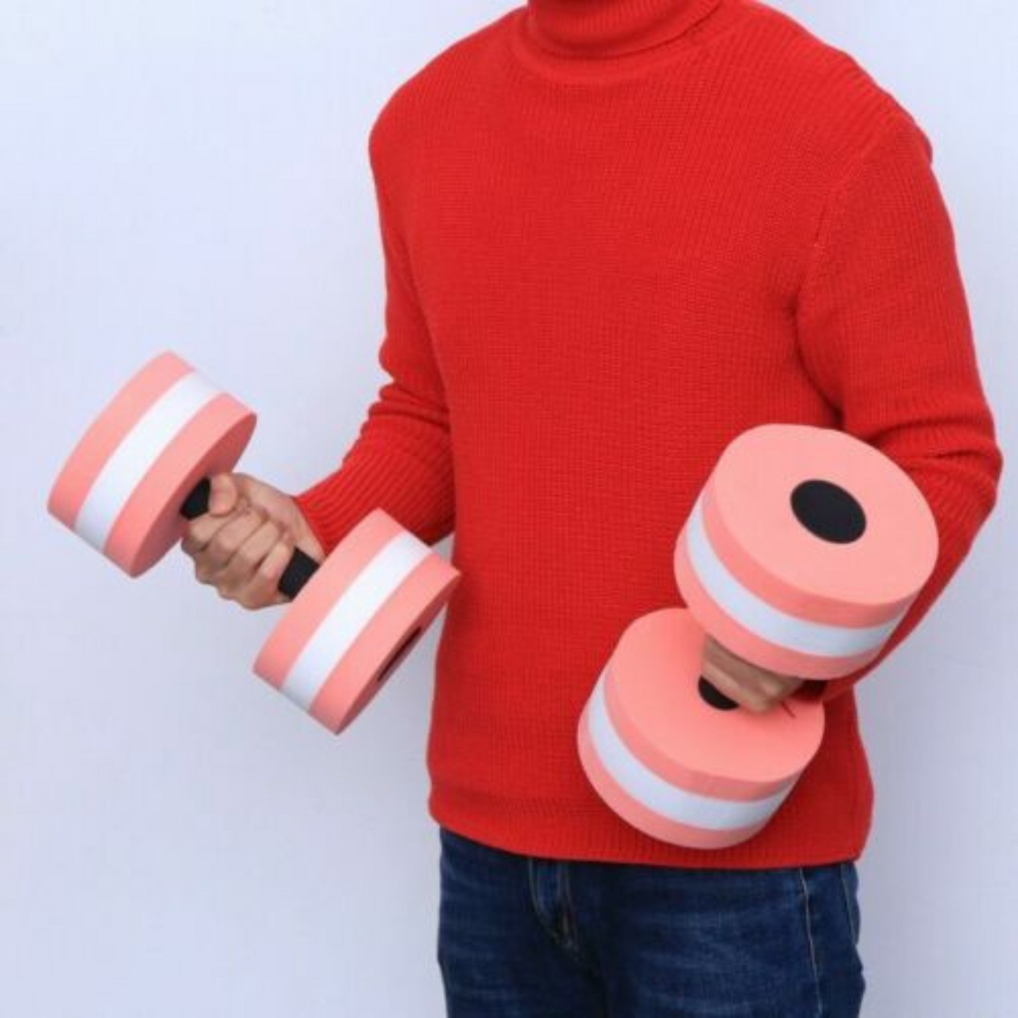 Aquatic Barbell Fitness Dumbbells Water Weight Workout Aerobics Fashion