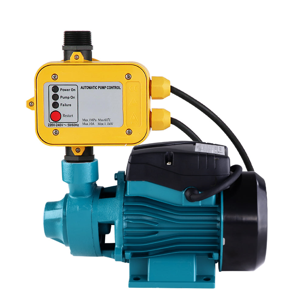 Auto Peripheral Pump Controller Clean Water Garden Irrigation Yellow - QB60