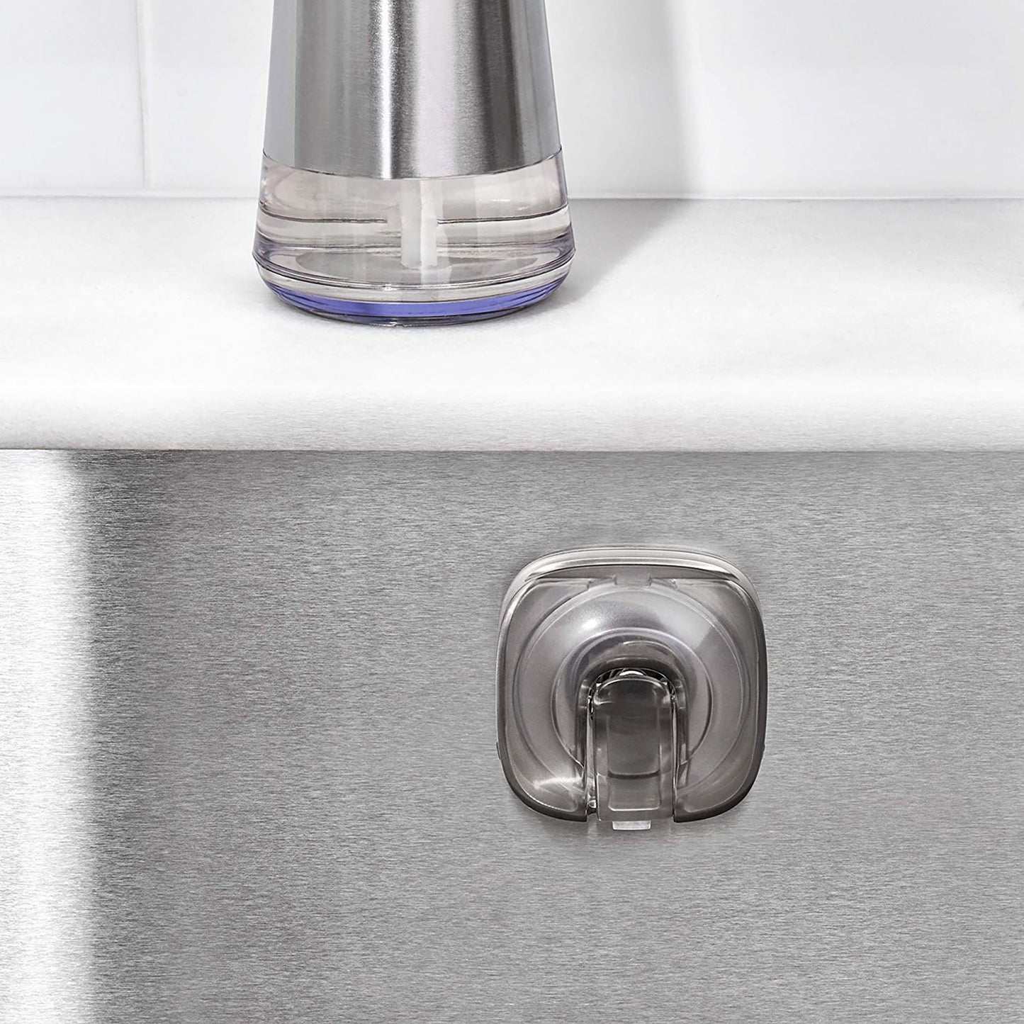 Stainless Steel Large Capacity Stronghold Suction Sink Caddy