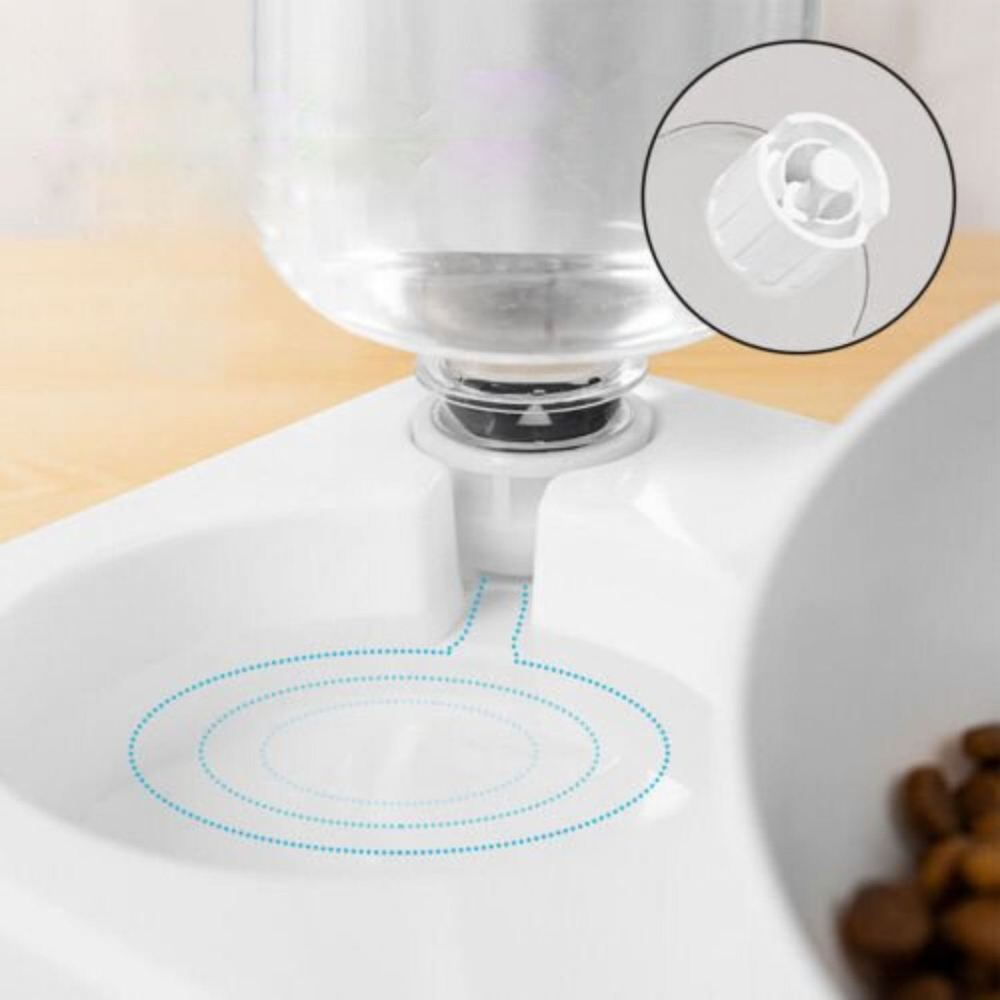 Automatic Water Feeder Pet Dog Cat Food Dispenser with Self Feeding Bowl Bottle