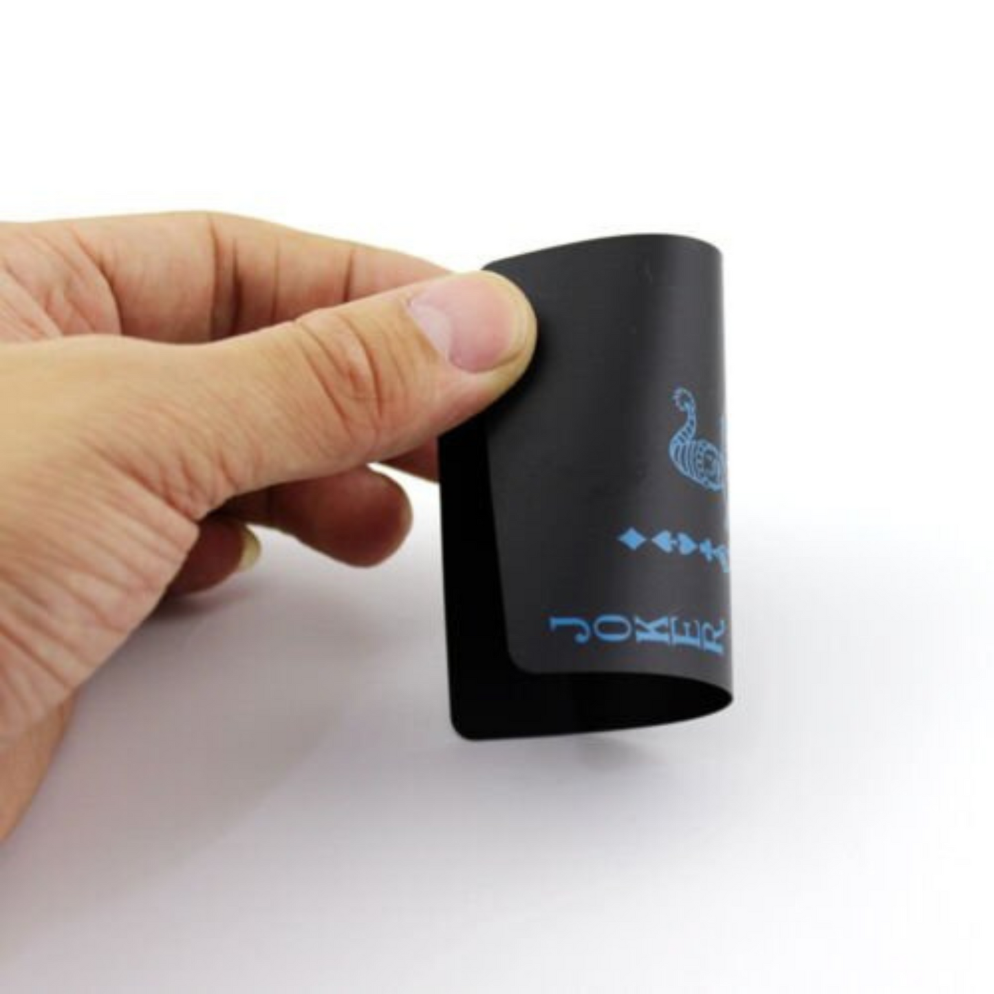 Waterproof Black PVC Poker Deck Plastic Magic Table Game Club Cards