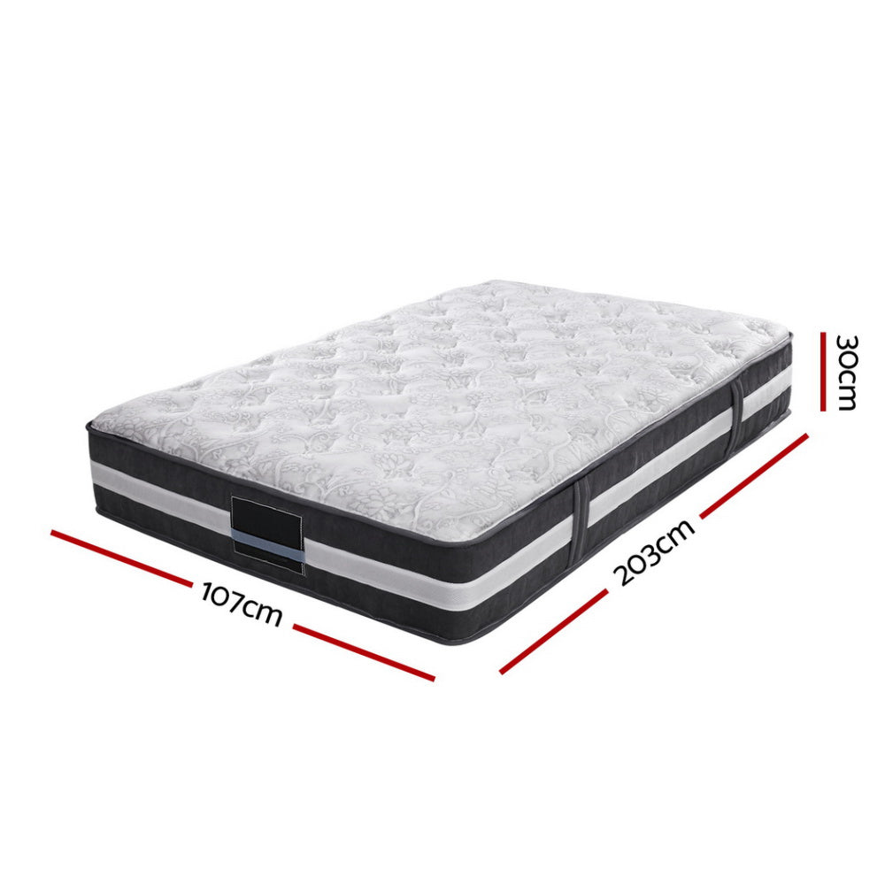 Mattress 7 Zone Bed Pocket Spring Medium Firm Foam - King Single/Double/Queen/King