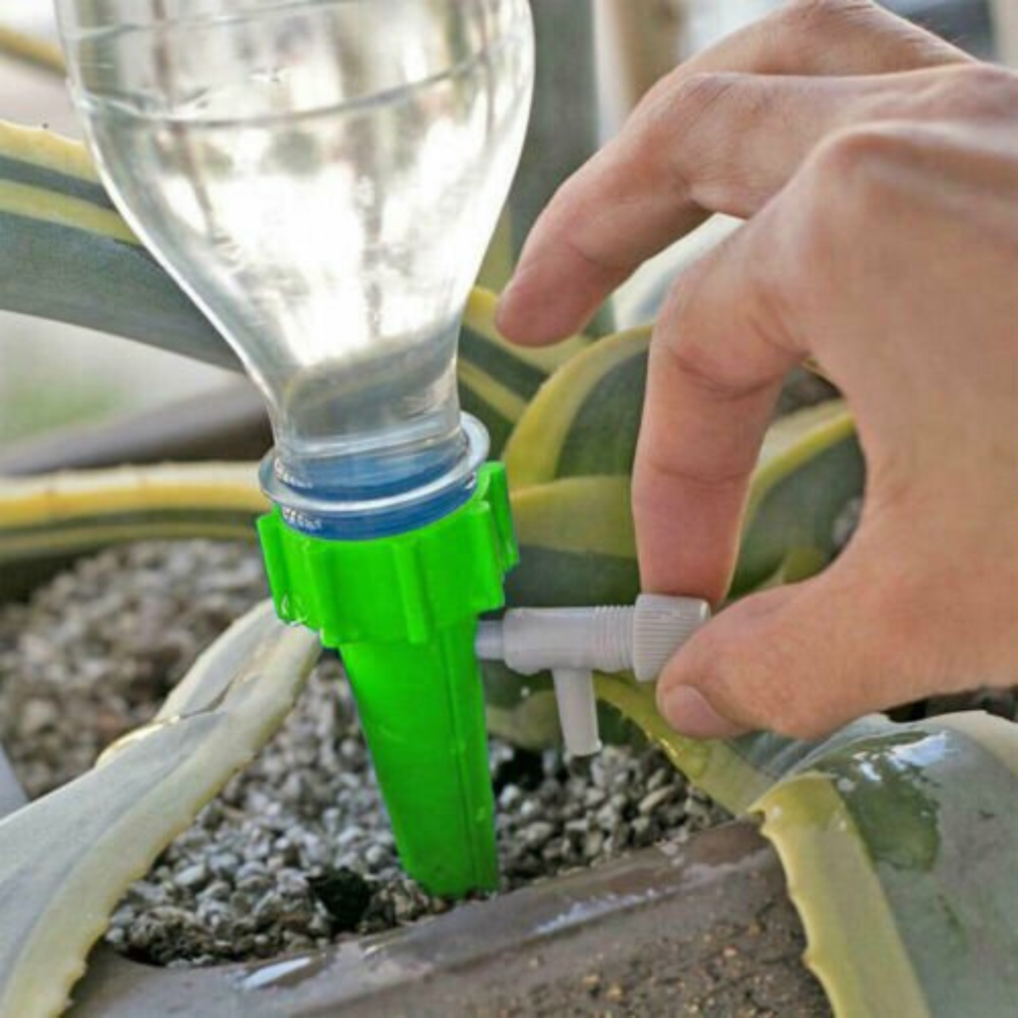 10pcs Watering Spike Plant Water Bottle Self Automatic Drip Irrigation Cone