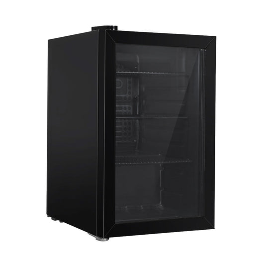 70L Bar Fridge Glass Door Mini Countertop Fridges Bottle Cooler