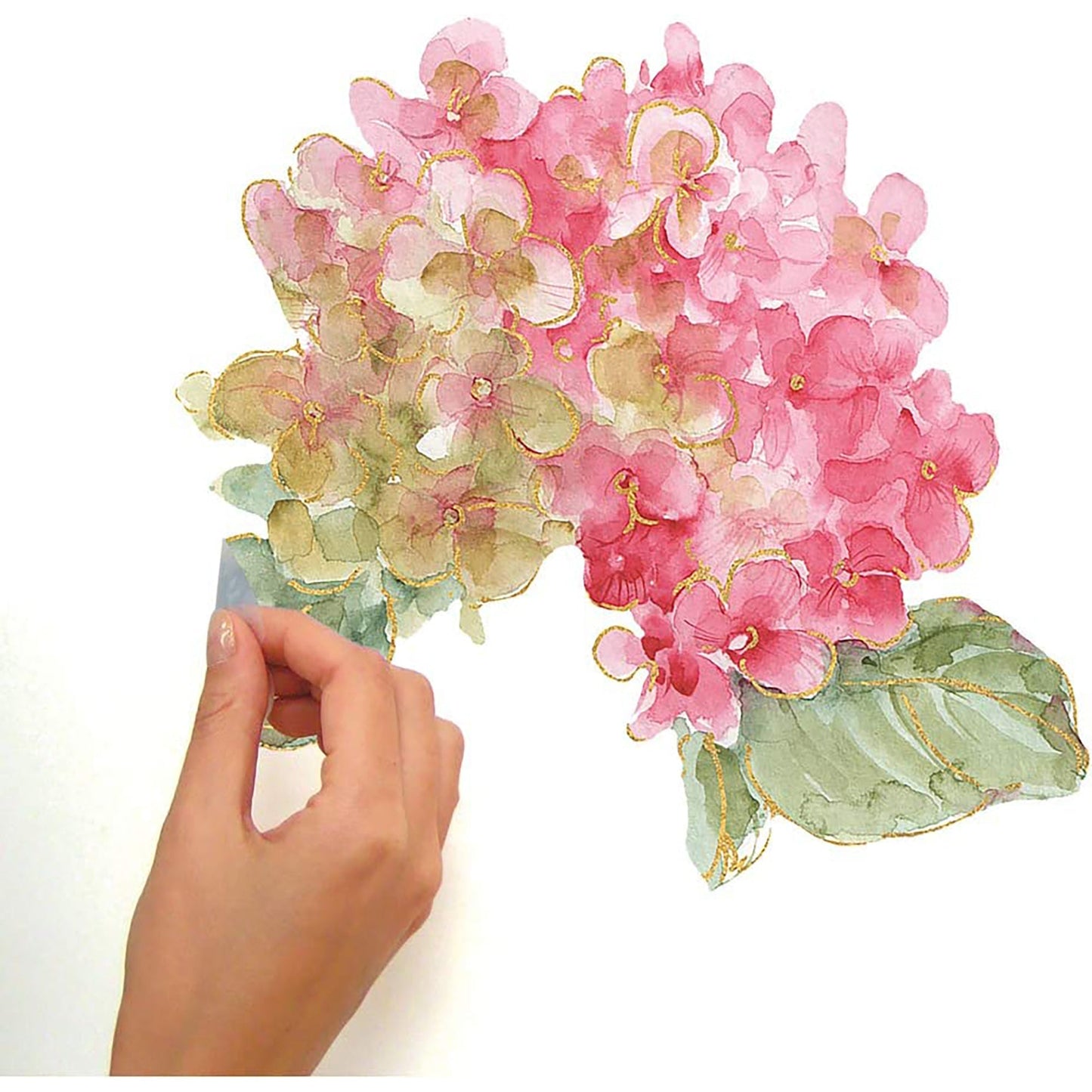 Garden Flowers Peel and Stick 20 Wall Decals for Living Room Bedroom Kitchen