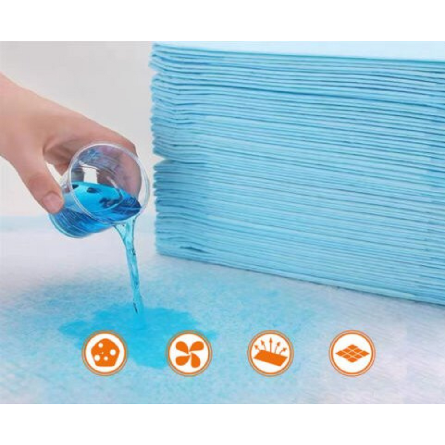 Super Absorbent Pet Toilet Training Pads 60x60cm for Puppy Dog Cat Indoor