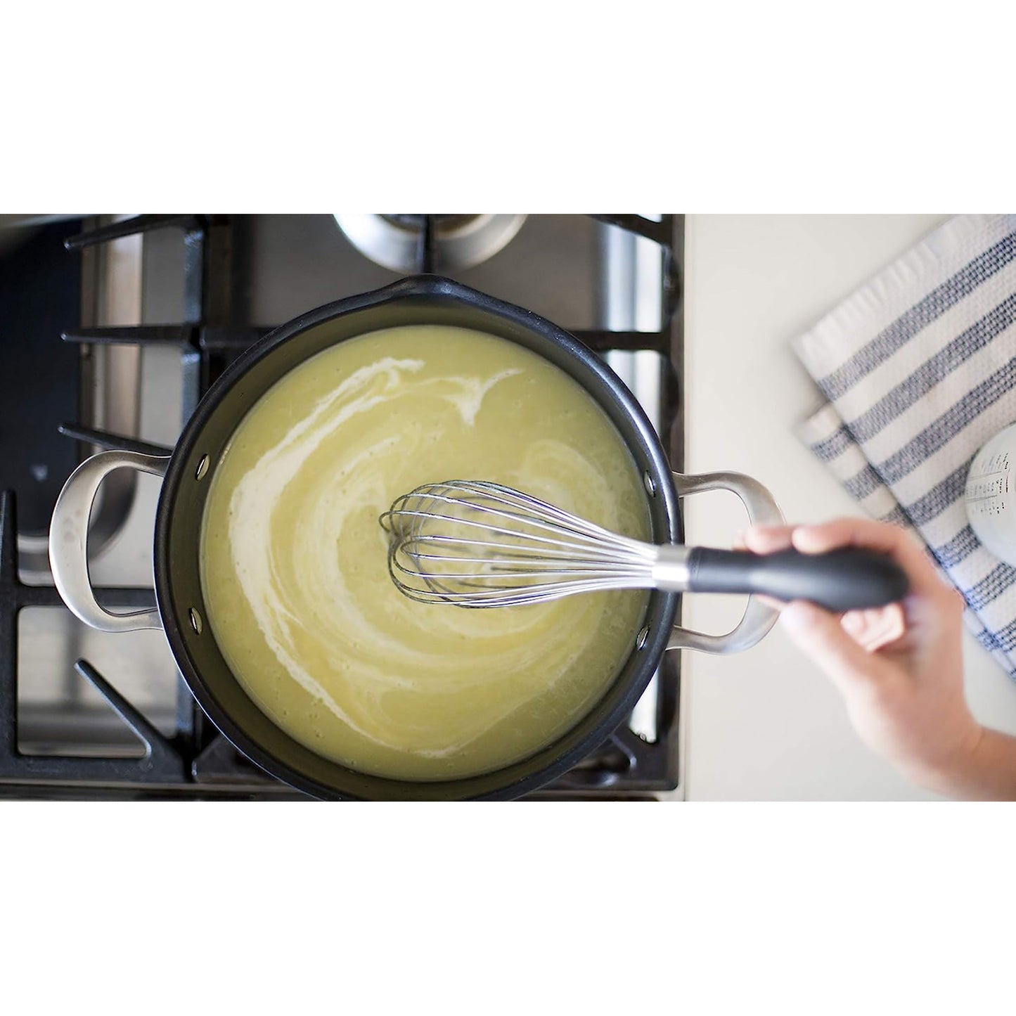 Soft Grip Kitchen Whisk 11 Inch - Black