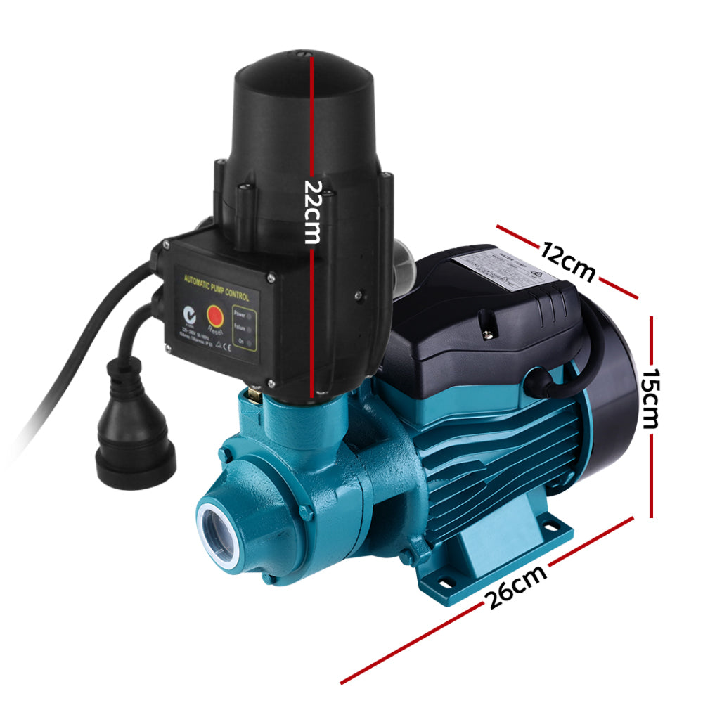 Auto Peripheral Pump Controller Clean Water Garden Irrigation Blue - QB60