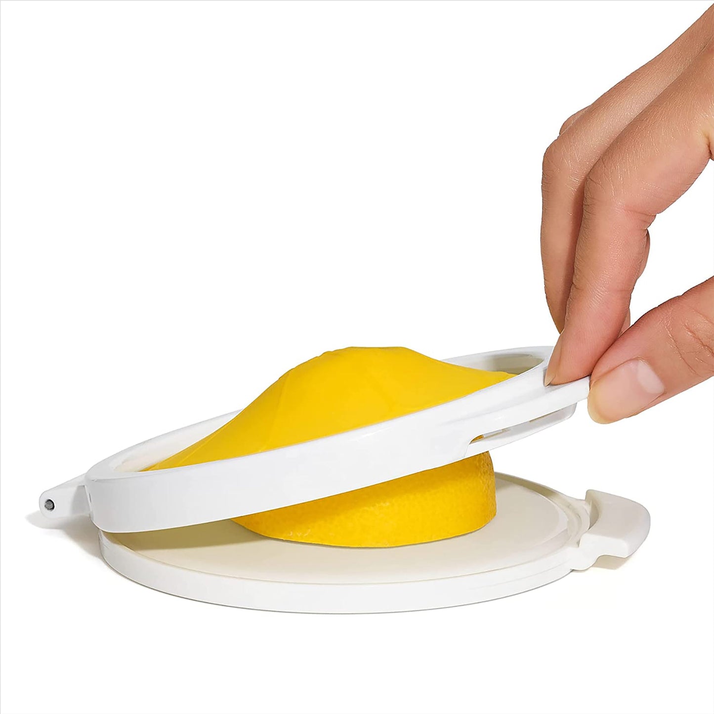 Cut and Keep Silicone Lemon Saver 5.5 Inch - Yellow