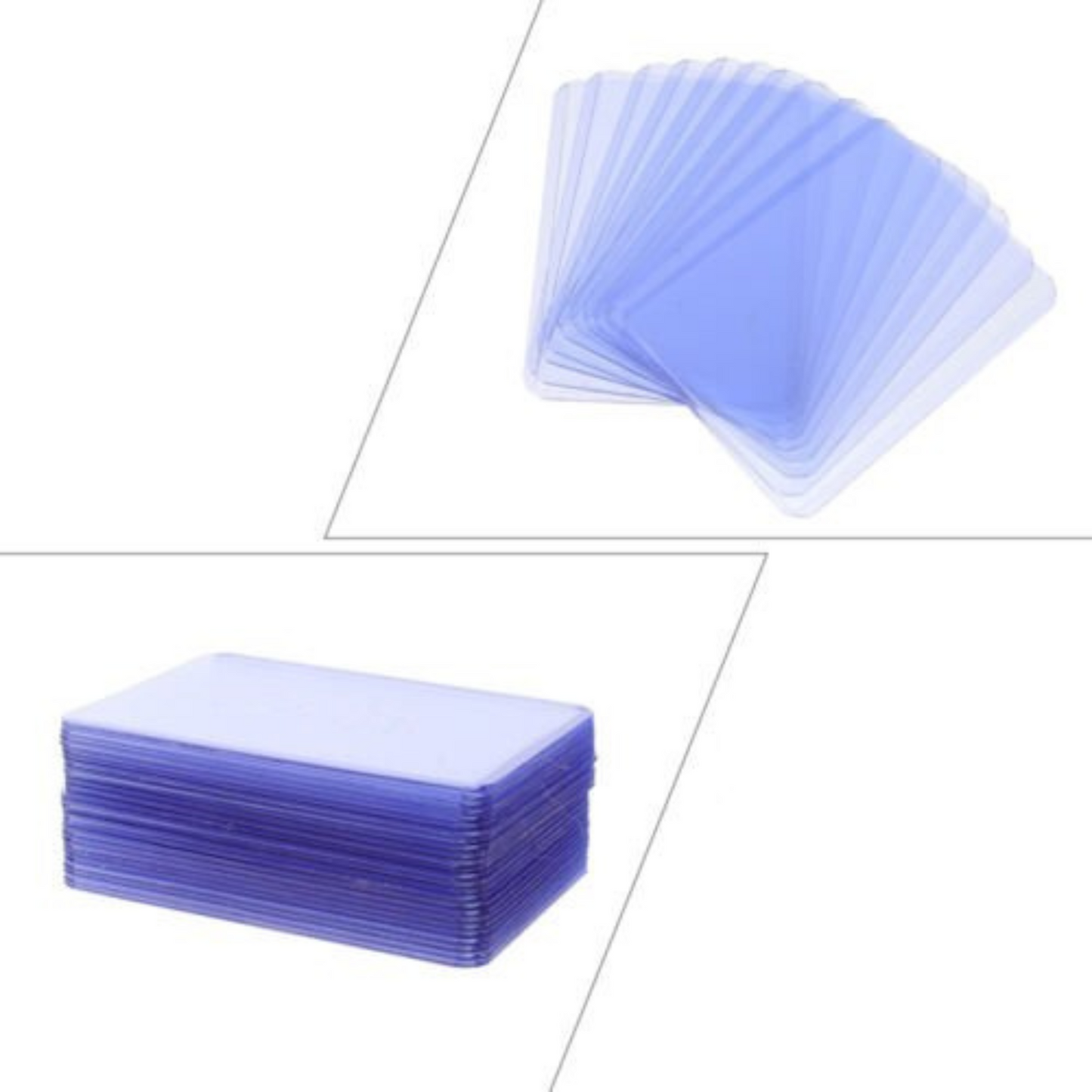Hard Plastic Top Loader Card Sleeves Clear Trading Card Protectors