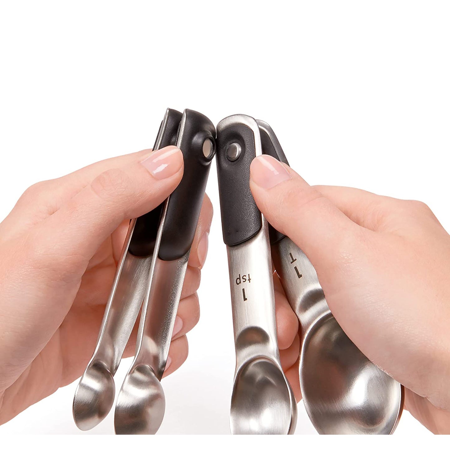 Stainless Steel Measuring Spoon Set 4 Piece - Carbon