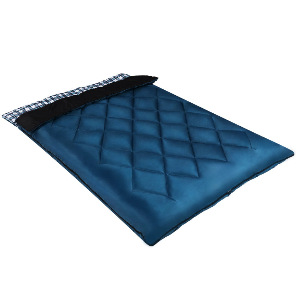 Sleeping Bag Camping Hiking Tent Outdoor Comfort - Navy