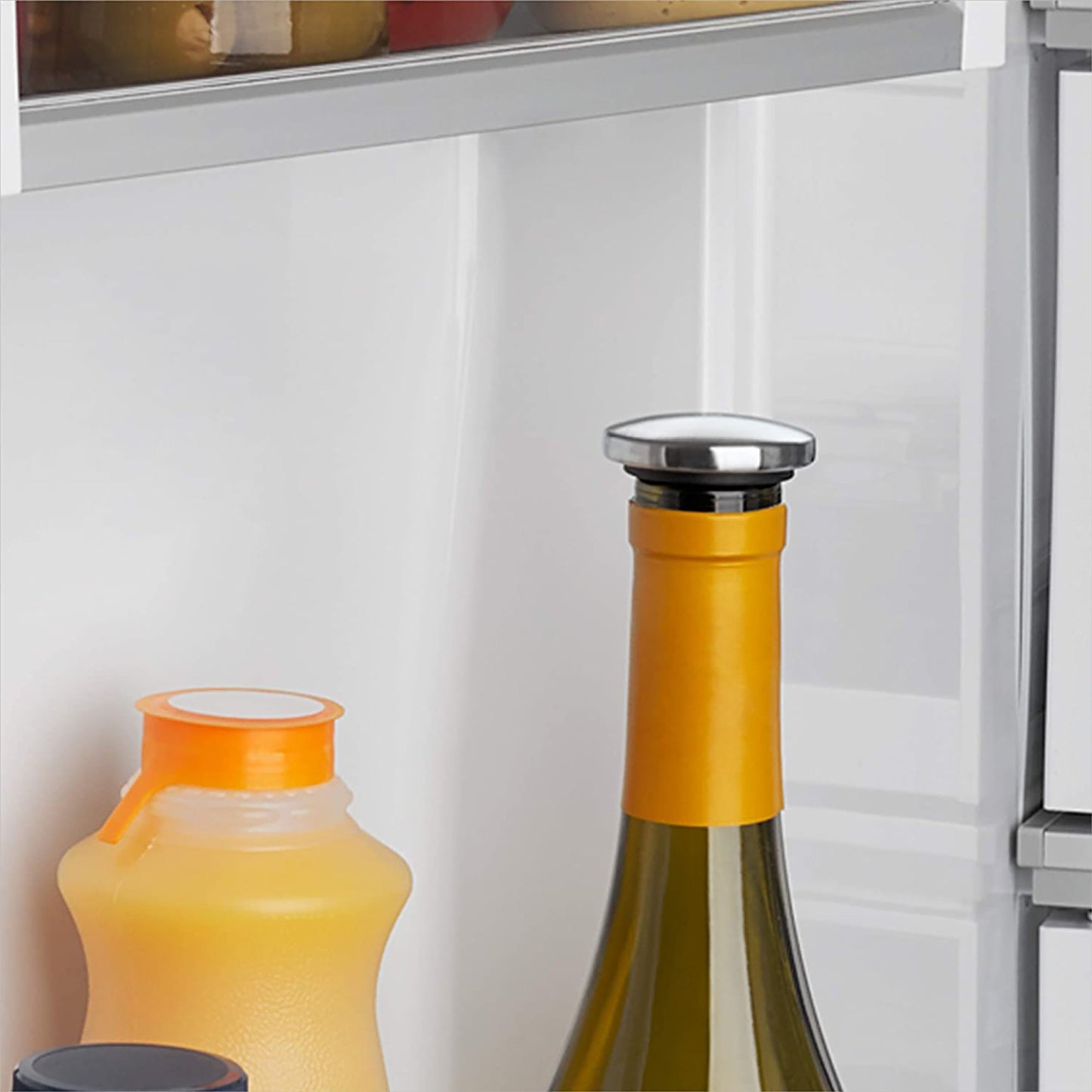 Silicone Stainless Spill Proof Wine Stopper Set