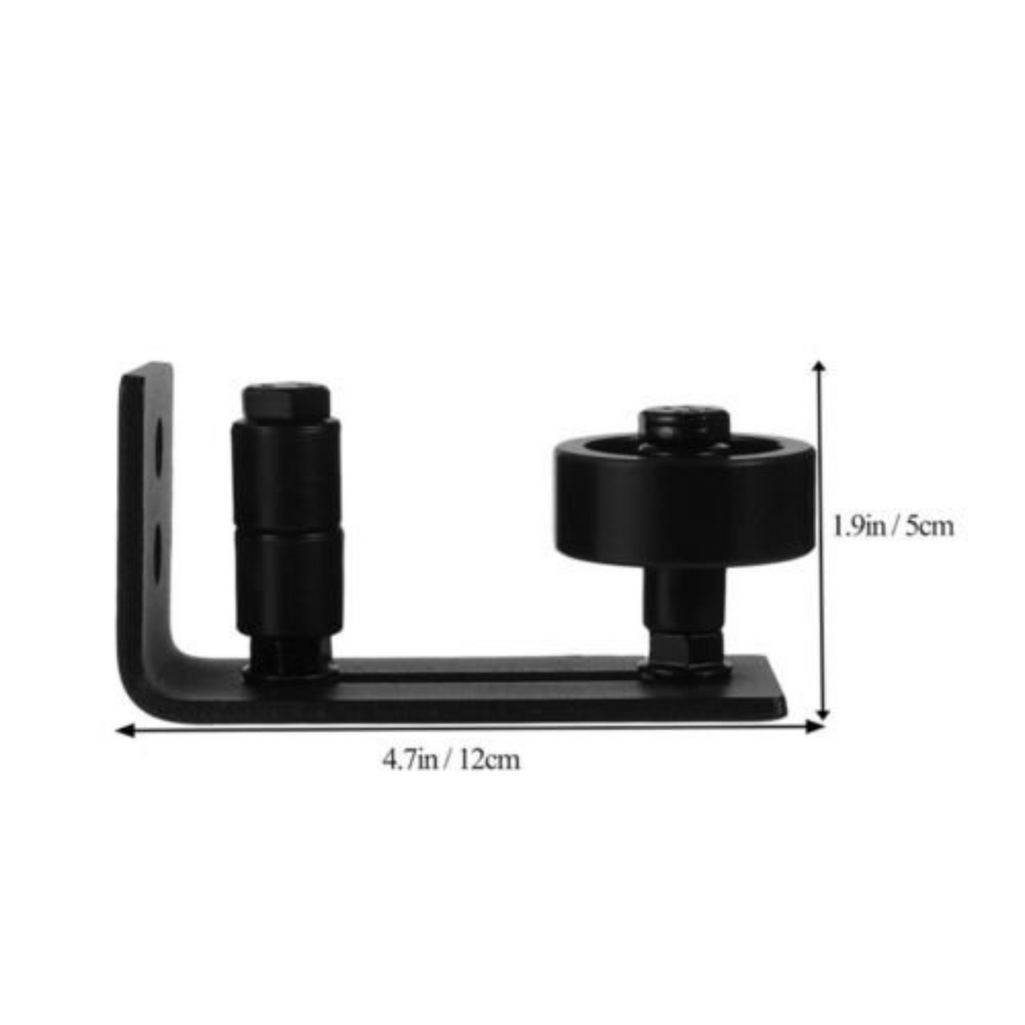 Adjustable Barn Door Sliding Hardware Wall Mount Floor Guide Roller