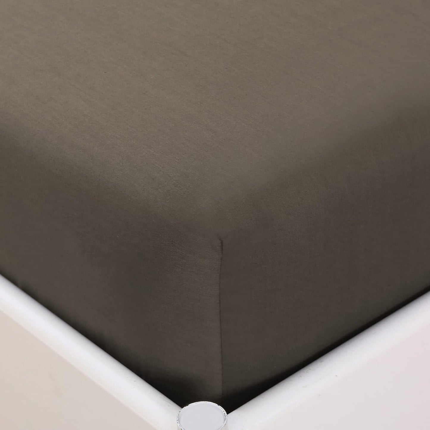 300 Thread Count Sheet Set 50% Cotton 50% Polyester Bed Sheet Set - Chocolate Brown