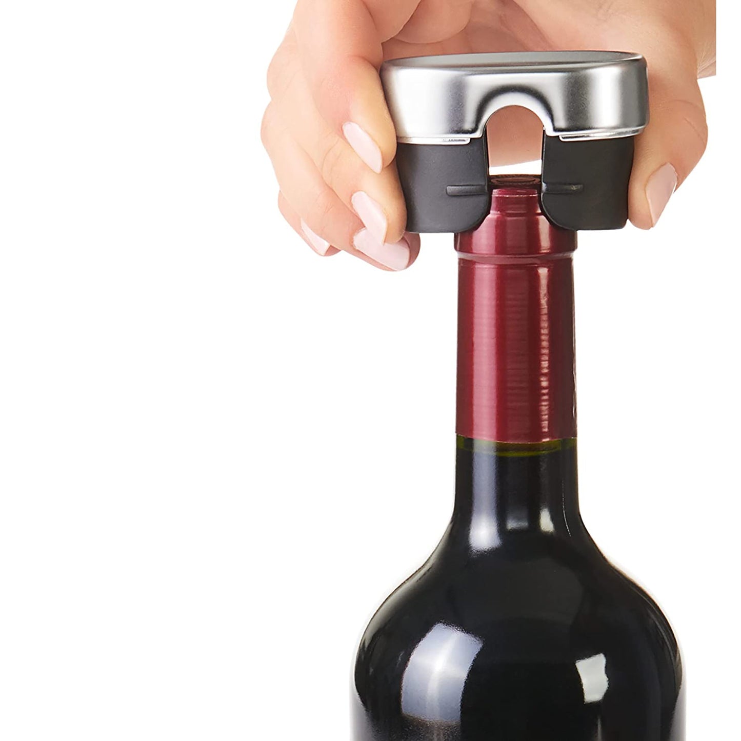 Non Stick Steel Corkscrew with Removable Cutter - Black