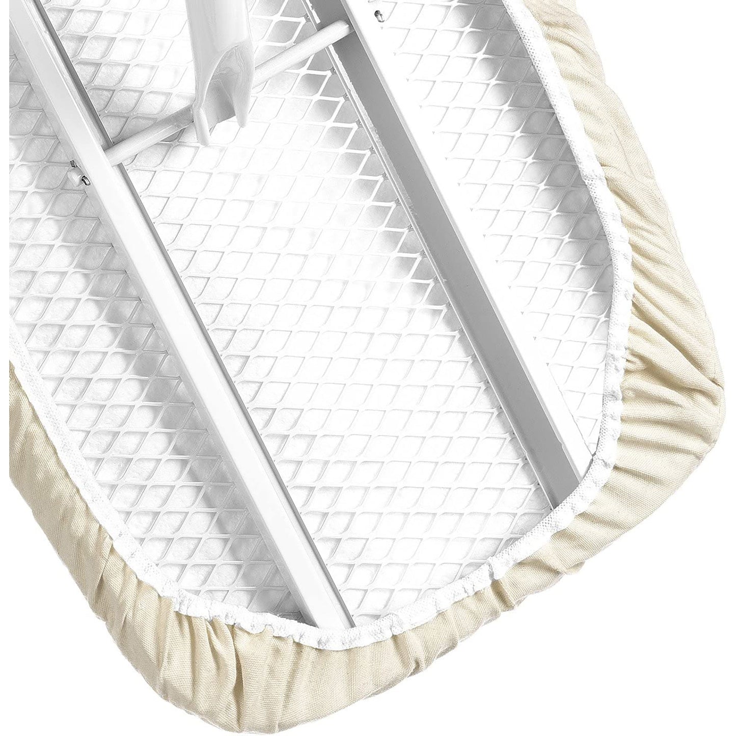 Elegant Iron Board Pad with Cotton Scorch Resistant Cover 15x84 Inches - Turquoise