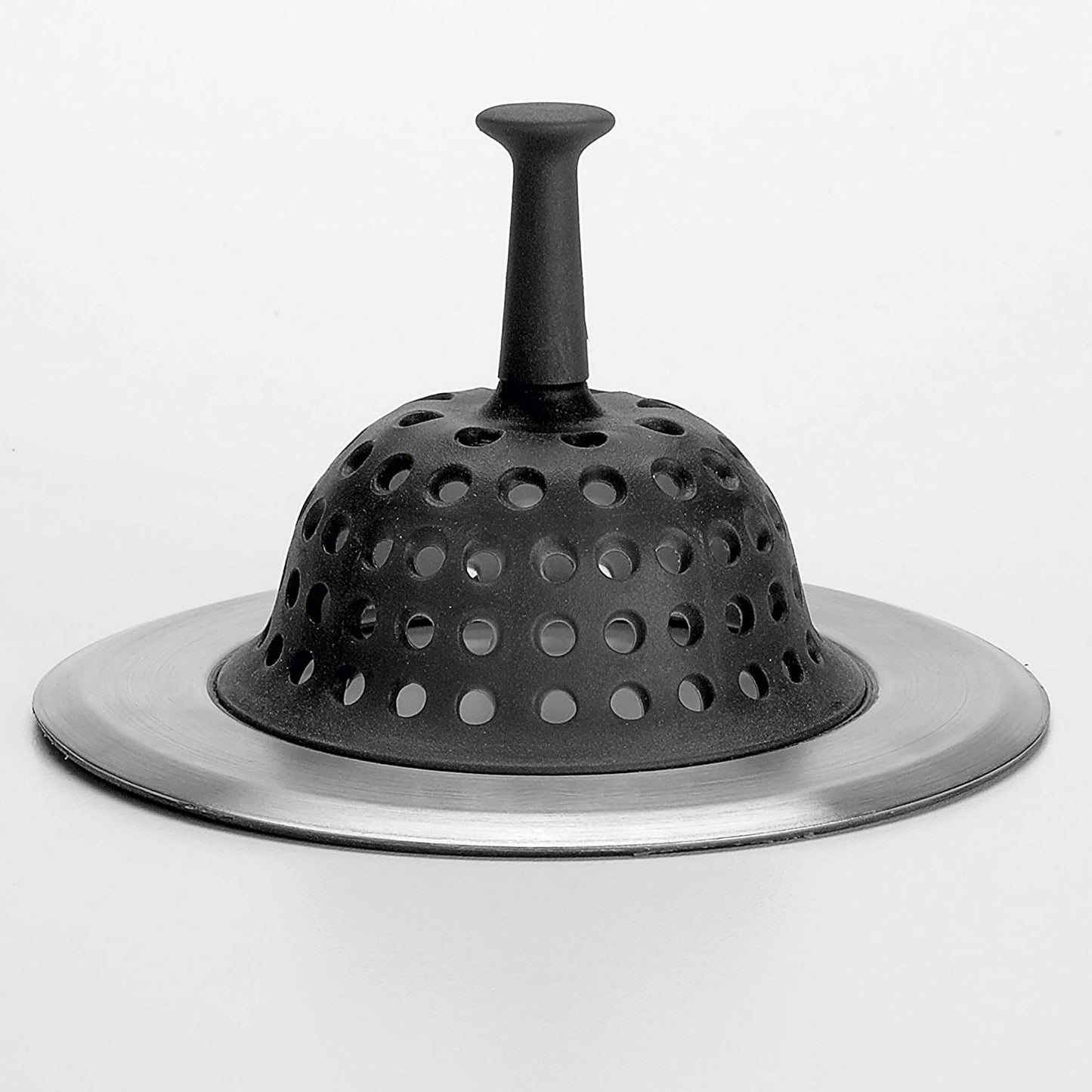Stainless Steel and Silicone Sink Strainer - Silver