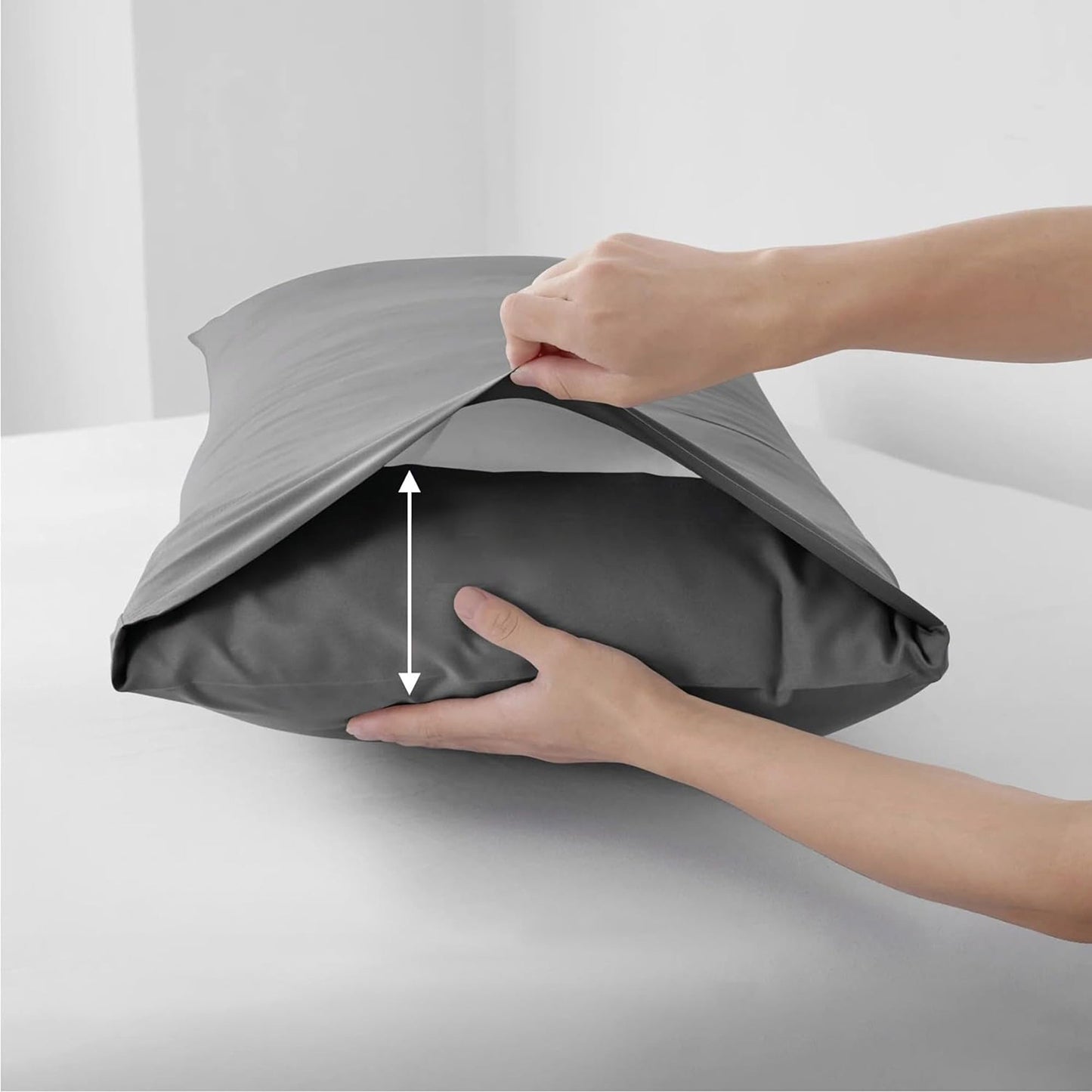 Soft Comfort Breathable Extra Deep Pocket Bed Sheet Set - Grey