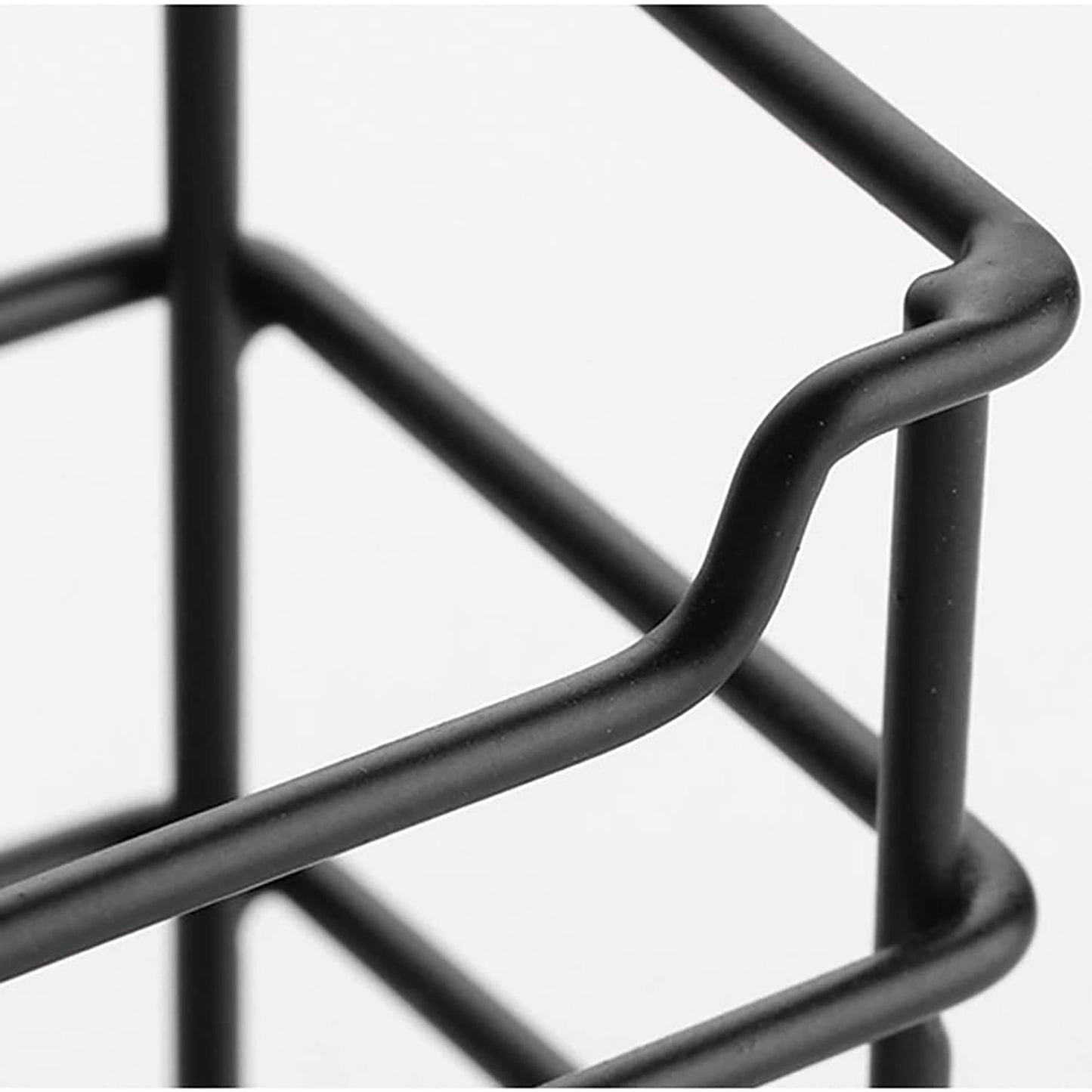 Stainless Steel Bathroom Toothbrush Toothpaste Holder Organizer - Black